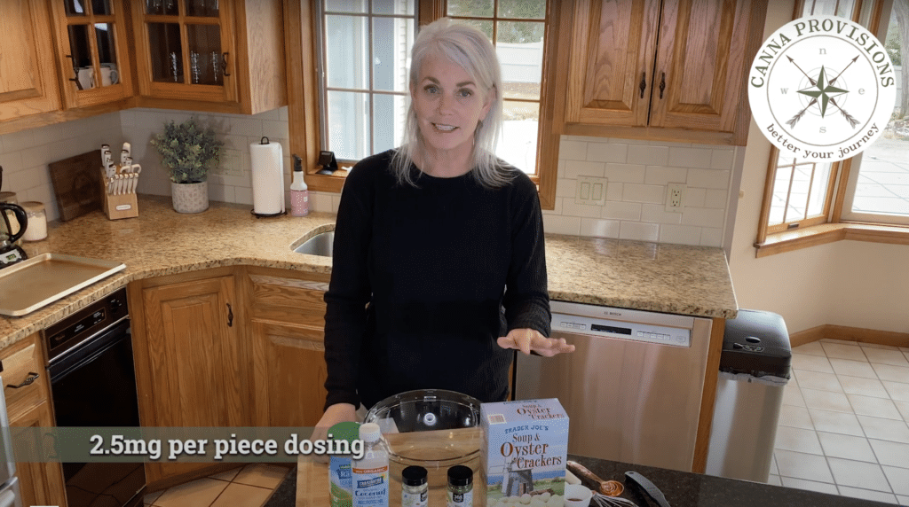 Canna Provisions CEO Meg Sanders Dose It Yourself DIY cannabis dosed ranch oyster crackers