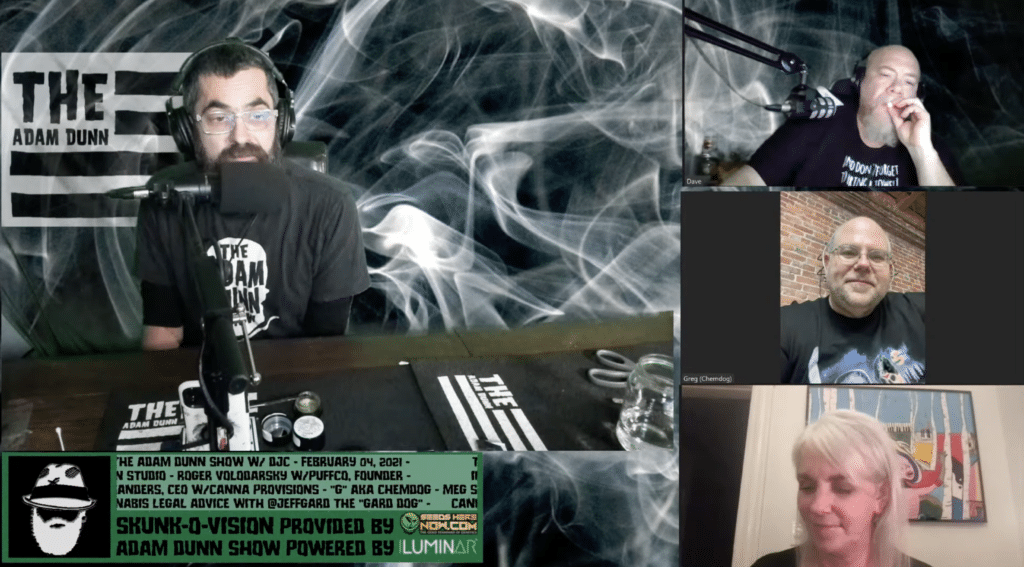 The Adam Dunn Show cannabis marijuana canna provisions chemdog