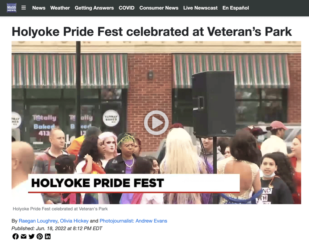 Holyoke Pride Fest 2022 Canna Provisions pride marshall 