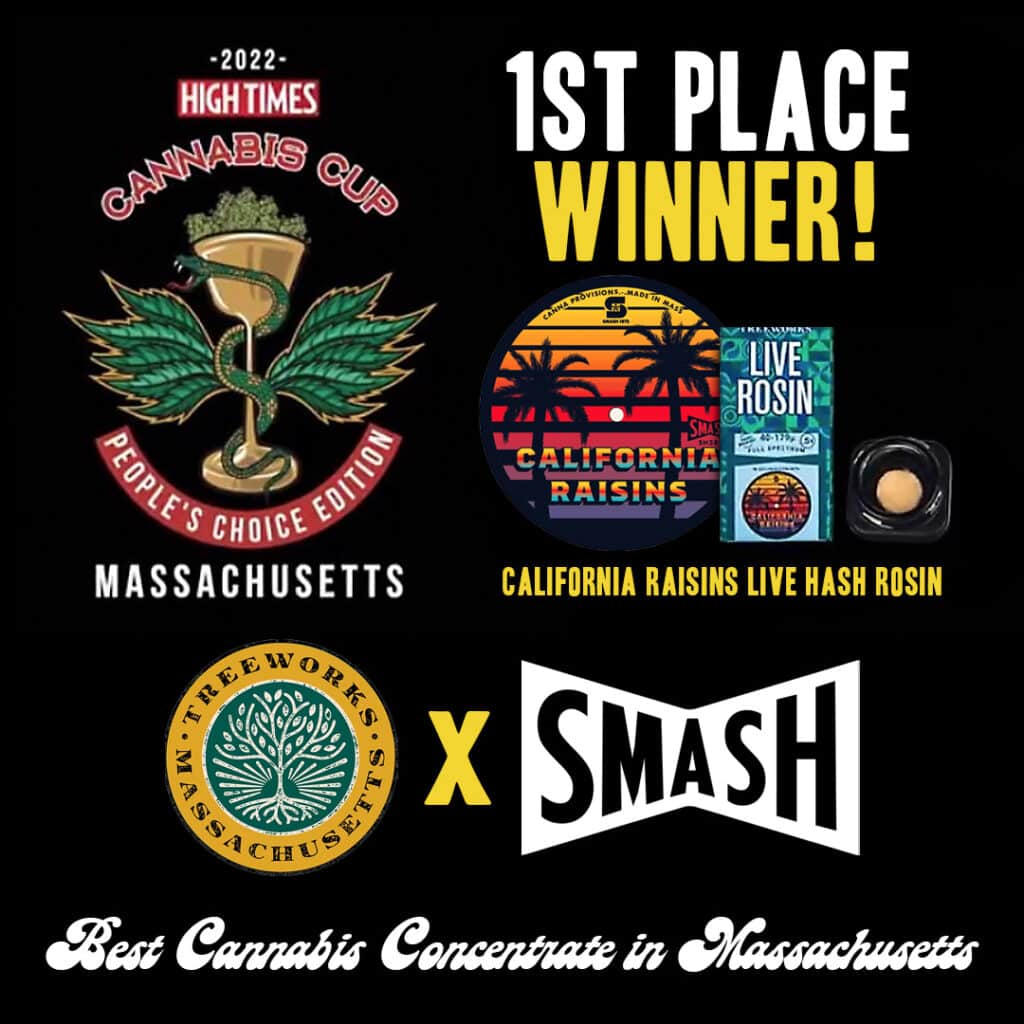 High Times Massachusetts Cannabis Cup winners smash hits treeworks canna provisions chemdog 