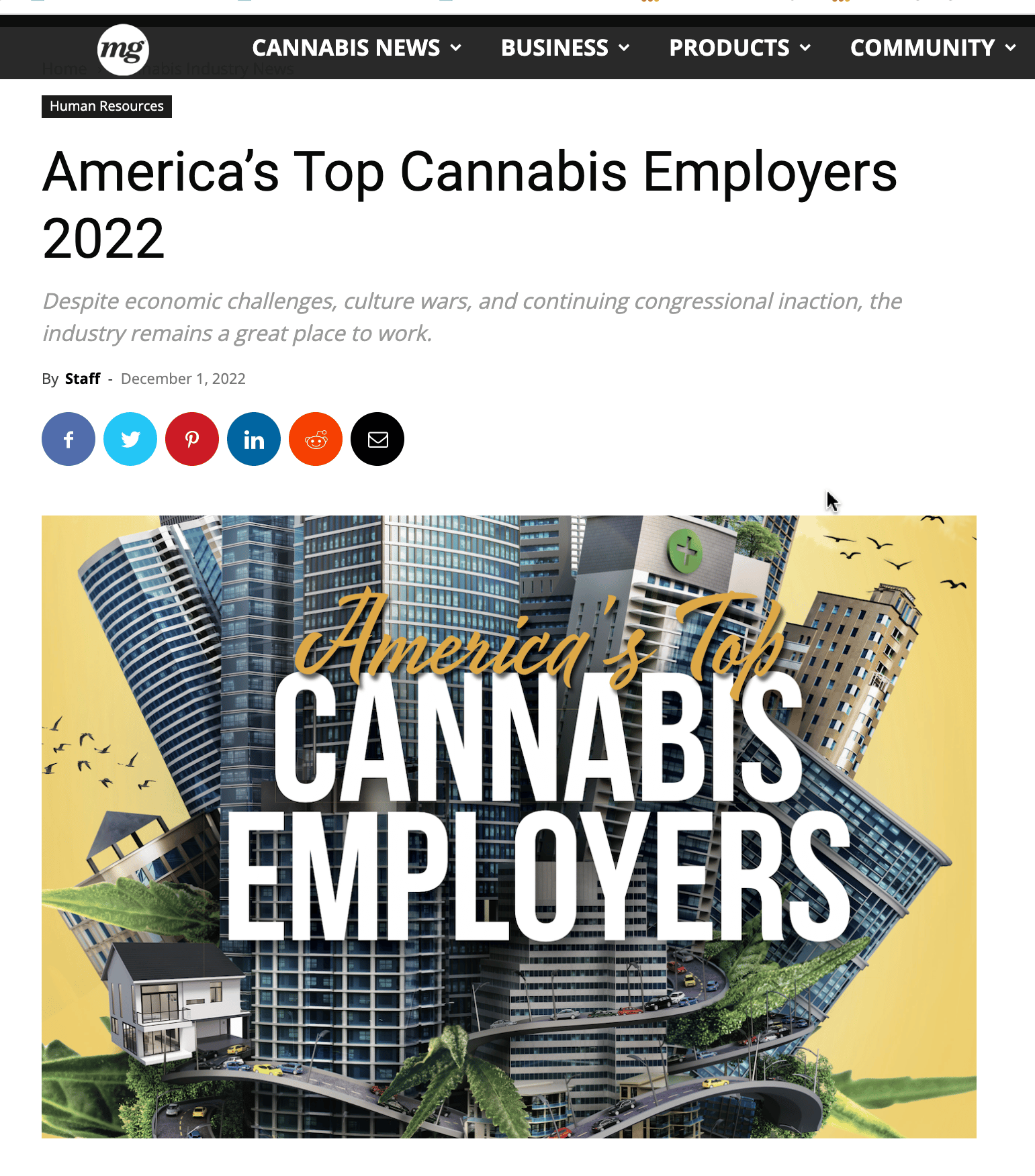Canna Provisions MG Retailer Top Cannabis Employers Best Companies To Work For