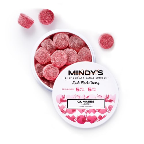 Mindy’s Edibles Gummies in Lush Black Cherry