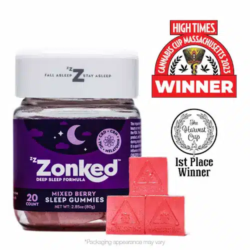 Zzzonked Sleepy Mixed Berry gummies