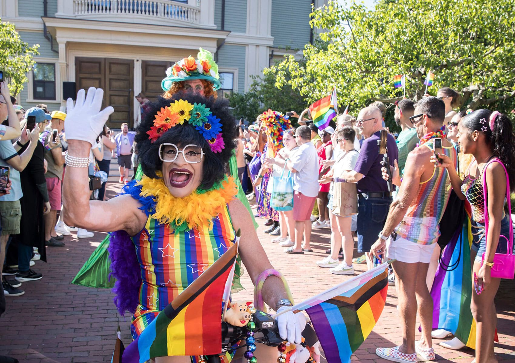 Town Hall for the Provincetown Pride Rally