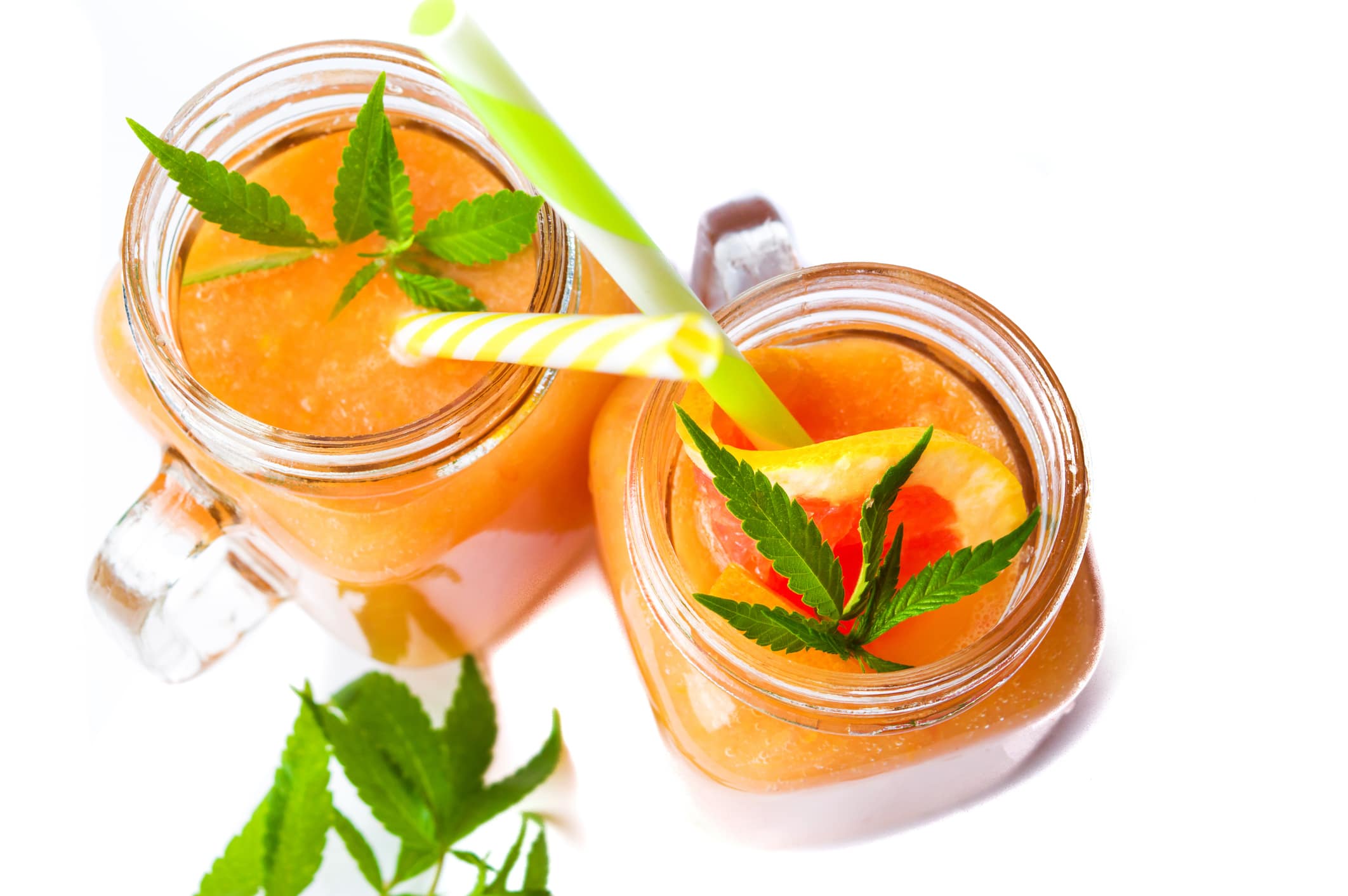 Cannabis-infused Grapefruit smoothie