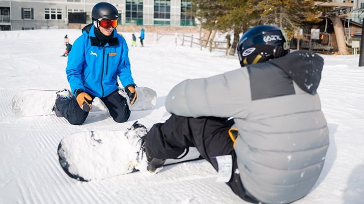 Jiminy Peak Mountain Resort offers skiing and snowboarding across 45 trails.