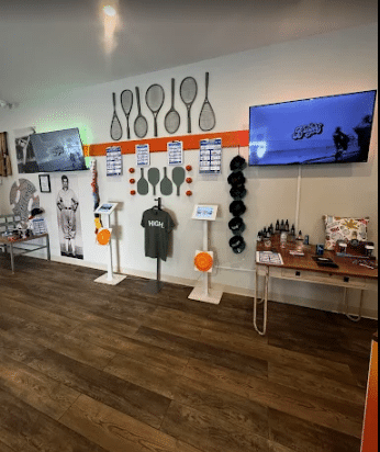 Canna Provisions staff favorite pickleball display at the Pittsfield dispensary location