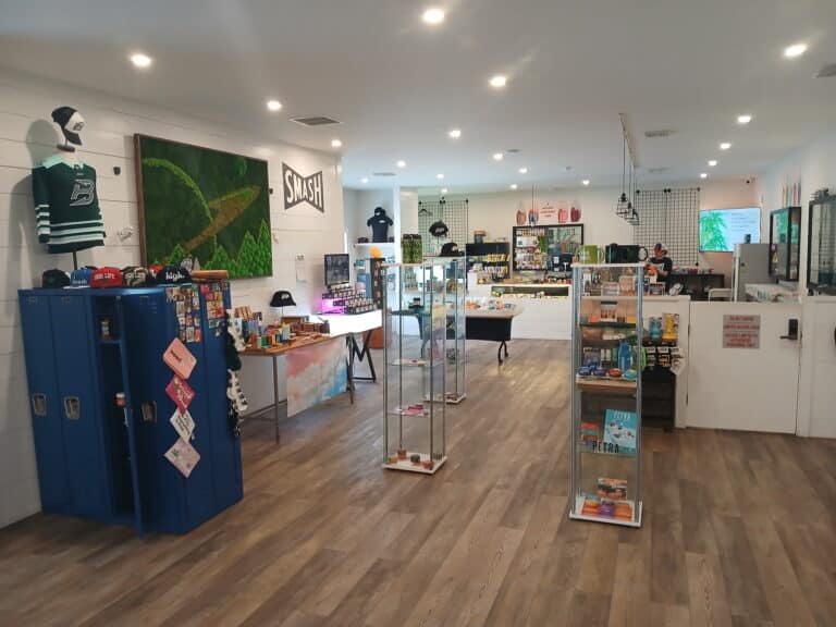 Interior of Canna Provisions Pittsfield retail dispensary location.
