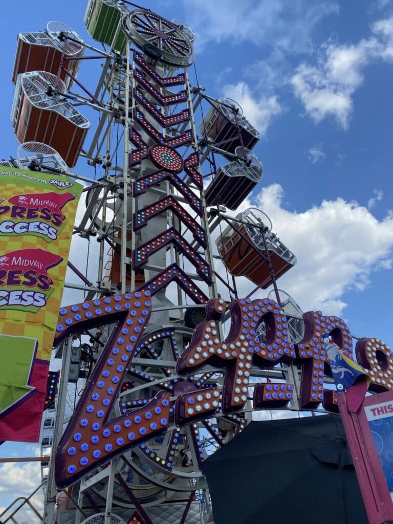 The Big E rides